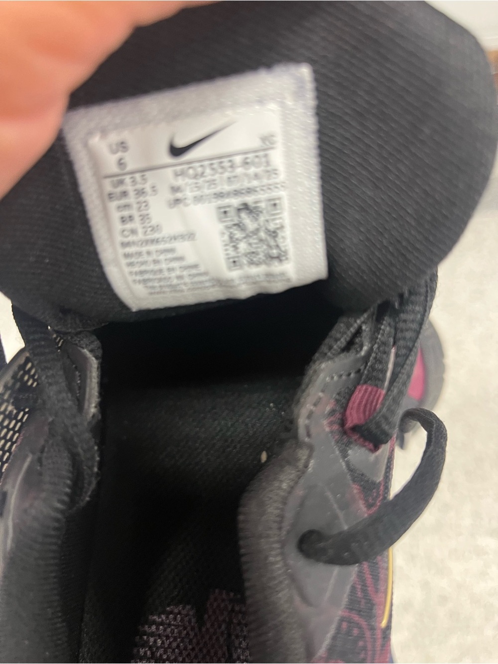 Nike HQ2553 601) Wmns Sz 6Nike W Zoom GP Challenge 1 Osaka HC Bordeaux Gold Bl - Picture 10 of 10